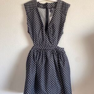 Windsor polka dot cutout dress - Medium